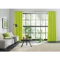 Wirth Vorhang "Dim out" Gr. 9, grün (limone), B:285cm H:225cm, Polyester, Gardinen, Vorhang