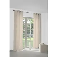 Wirth Vorhang "Gospic" Gr. 4, orange (terra), B:132cm H:245cm, Jacquard, Baumwolle, Polyester, Gardinen, Vorhang