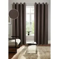Bruno Banani Vorhang "Lagan" Gr. 4, braun, B:140cm H:245cm, Polyester, Polyester, Gardinen, Vorhang, 2-er Set, gewebt, Microfaser, versch. Größen, einfarbig, Bestseller
