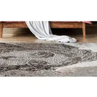 Calo-deluxe Teppich "Bello 300" Gr. 6, grau (taupe), B:200cm H:10mm L:290cm, Baumwolle, Polyester, Teppiche, Teppich, Vintage Optik, Wohnzimmer