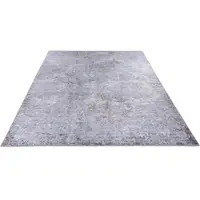 Gino Falcone Teppich "Cecilia 062" Gr. 4, grau, B:160cm H:3mm L:230cm, Kunstfaser, Teppiche, Teppich, Flachgewebe, bedruckt, ideal im Wohnzimmer & Schlafzimmer