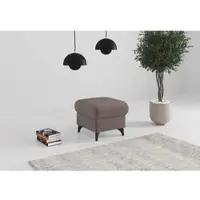 Sit&More Polsterhocker SIT & MORE "Glendale", braun (taupe), B:58cm H:48cm T:58cm, 90% Polyester, 10% Polyamid, Hocker, Polsterhocker, mit Stauraum