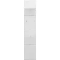 LIVING CHARM Garderobenpaneel "Merano", weiß, B:30cm H:152cm T:23cm, Holzwerkstoff, MDF, PVC, Garderobenpaneele, Garderobenpaneel, Breite ca. 30 cm