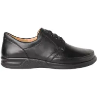 Ganter SENSITIV Kurt K Schnürhalbschuhe schwarz/Calf-Glattleder - Größe: UK 7,5