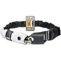 Hiplok Kettenschloss Gold Wearable 85 cm , superbright - weiß