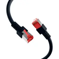 EFB Elektronik K5515.25 RJ45 Patchkabel Cat.6 S/FTP LSZH schwarz 25m K551525