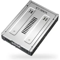 Icy Dock MB982IP-1S-1, HDD, SSD, SATA, 2.5", Silber, SECC, 6 Gbit/s