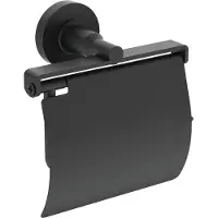 Ideal standard IOM Papierrollenhalter, mit Deckel, A9127XG, Farbe: Silk Black