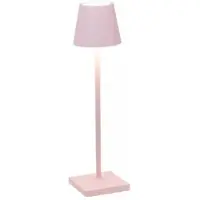 Zafferano Tischleuchte POLDINA MICRO MATT PINK rosa Ø7x28cm