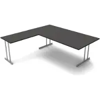 Kerkmann Büromöbelfabrik Schreibtisch start up BxT 200x200cm anthrazit