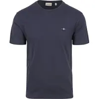 Gant T-Shirt "T-Shirt Reg Shield 1er Pack", Herren, Gr. 5XL, blau, Obermaterial: 100% Baumwolle CO., Shirts T-Shirt