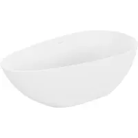 Mexen Palermo freistehende Wanne aus Konglomerat 150 x 78 cm, weiß matt - 57211507800