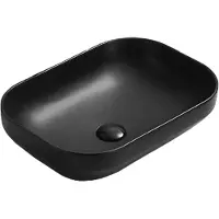Mexen Daria Aufsatzwaschbecken 50 x 35 cm, schwarz matt - 21935085