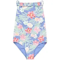 Roxy Badeanzug "Tropical Story", Kinder, Gr. 3(91-100cm), bunt (grapemist tropical par tay), Recycling-Polyester, Badeanzüge Badeanzug