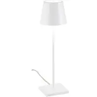 Zafferano Poldina 230V LED-Tischleuchte-Weiß