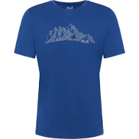 Jack Wolfskin - Peak Graphic T-Shirt - Funktionsshirt Gr XL blau