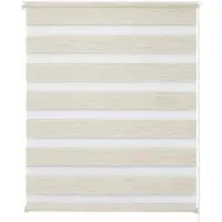 Good life Doppelrollo "MELIA" Gr. 5, beige, B:120cm H:150cm, Kunststoff, Metall, Polyester, Rollos, Doppelrollo