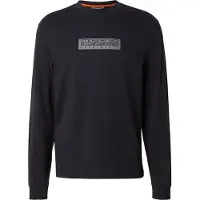 Napapijri Longsleeve Herren Box Logo 1 Black Beauty-M