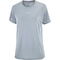 Salomon - Women's Sense Aero S/S Tee GFX - Laufshirt Gr S grau