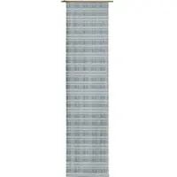 Wirth Schiebegardine "Laufenberg" Gr. 2, blau, B:60cm H:175cm, Jacquard, Baumwolle, Polyester, Gardinen, Schiebegardine