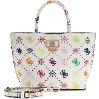 GUESS Umhängetasche Emelie Logo Top Zip Multi Logo