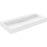 Mexen Ava Aufsatzwaschbecken aus Konglomerat 1/O 100 x 46 cm, weiß - 23011001