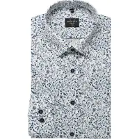 MARVELIS Langarmhemd New York Kentkragen, floraler Print, body fit