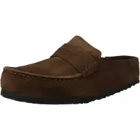 Birkenstock Herren Naples Wrapped Suede Leather Carafe Regular-Schuhgröße 42