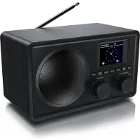 Bearware DAB+ Radio mit TFT Display, Radiowecker, Küchenradio digital, Wecker, Bluetooth Digitalradio, UKW (FM), automatischer & manueller Suchlauf, Equalizer, USB, AUX, 2 Alarme