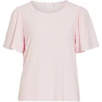 Vila "VIBELLI O-NECK S/S TOP - NOOS"