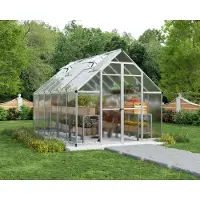 Palram - Canopia Aluminium Gewächshaus Essence 812 Silber 366x243x231 cm