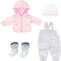 Bayer Puppenkleidung "Regen-Set grau/rosa", grau (grau, rosa), Puppenkleidung, Kinder, Puppenkleidung