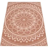 Paco Home Outdoor Teppich wetterfest & robust Mandala Boho Design pflegeleicht flachgewebt 160x220 cm