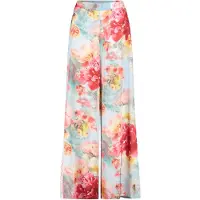 Vera Mont Marlene-Hose "Marlene-Hose mit Blumenprint", Damen, Gr. 34, EURO, rosa (blau, rosé), Obermaterial: 100% Polyester PES., Hosen Marlene-Hose