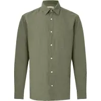 Jack & Jones Langarmhemd "JJEBREEZE LINEN BLEND SHIRT L/S SN" mit Knopfleiste