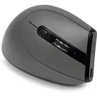 BakkerElkhuizen Bakker Elkhuizen Vertikalmaus Grip Pro Wireless, für Rechtshänder, 6 Tasten und Scrollrad, bis 10 m, USB-A, B 72 x T 120 x H 70 mm, dunkelgrau