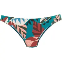 Buffalo Bikini-Hose "Moana", Damen, Gr. 40, N-Gr, bunt (aqua bedruckt), Recycling-Polyamid, bedruckt, Badehosen Bikini-Hose, mit modernem Allover-Print