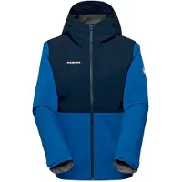 Mammut - Women's Linard Light Hardshell Hooded Jacket - Regenjacke Gr XS blau