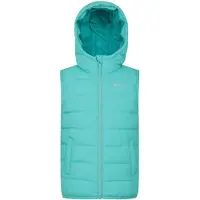 Mountain Warehouse - "Rocko" Weste für Kinder, mit Kapuze, Wasserbeständig, Ärmellos MW4826 (158) (Blau)