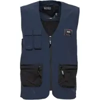 Indicode Kurzweste "Kurzweste IDPiet", Herren, Gr. L, blau (navy), Obermaterial: 100% Polyester PES., Westen Kurzweste