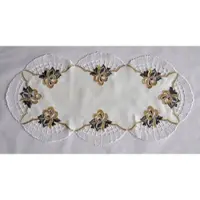 Stickereien Plauen Tischdecke "Glockenzauber" Gr. 2, bunt, B:40cm L:77cm, Polyester, Tischdecken, Tischdecke, rechteckig