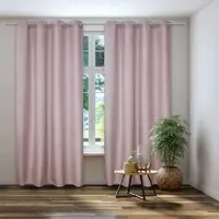 Kutti Heimtextilien Vorhang "Dimout" Gr. 4, rosa (rose), B:140cm H:245cm, Polyester, Gardinen, Vorhang, Verdunkelung, Thermo, isolierend, einfarbig