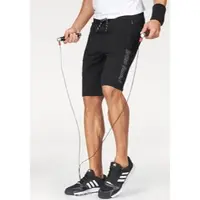Bruno Banani Sweatshorts "Regular Fit", Herren, Gr. XS (40/42), N-Gr, schwarz, Sweatware, Obermaterial: 100% Baumwolle, unifarben, bequem kurz, Hosen Sweatshorts, Topseller