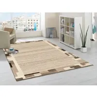 Oci Die Teppichmarke Wollteppich "Natura Kaja" Gr. 2, beige (natur), B:80cm H:9mm L:150cm, Wolle, Teppiche, Wollteppich, reine Wolle, Naturfaser, Wohnzimmer
