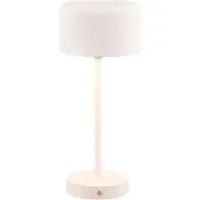 TRIO REALITY LEUCHTEN LED Tischleuchte "JEFF", weiß (weiß matt), 1, Ø 12,6cm H: 30cm, 1 Stk., Leuchten, Akku Tischlampe mit USB-C Anschluss, Touchdimmer 4 Stufen, Höhe 30cm, LED Tischleuchte