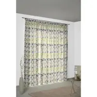 Wirth Vorhang "Berlare", grün, B:132cm H:315cm, Baumwolle, Polyester, Gardinen, Vorhang, nach Maß