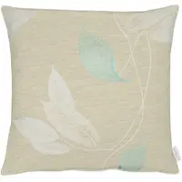 Apelt Dekokissen "Valerie" Gr. 2, beige (taupe, türkis, gemustert), B:48cm H:5cm L:48cm, Polyester, Dekokissen_Sitzkissen_Kissenhüllen, Dekokissen, Kissenhülle mit Füllung, 1 Stück