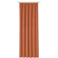 Wirth Vorhang "Trondheim 234 g/m2" Gr. 16, braun (rost), B:270cm H:255cm, Chenille, Polyacryl, Gardinen, Vorhang