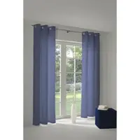 Adam Audio Vorhang ADAM "Uni Collection" Gr. 2, blau (royalblau), B:145cm H:175cm, Jacquard, Baumwolle (Bio-Baumwolle), Gardinen, Vorhang, aus 100% Bio-Baumwolle