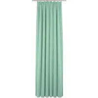 Wirth Vorhang "Newbury" Gr. 5, grün (mint), B:130cm H:245cm, Jacquard, Baumwolle, Polyester, Gardinen, Vorhang